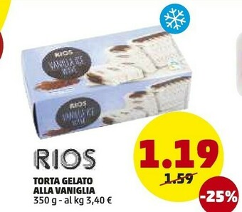 PENNY Rios Torta Gelato Alla Vaniglia offerta