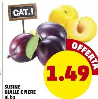 Susine Gialle E Nere