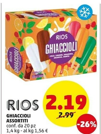 PENNY Rios Ghiaccioli offerta