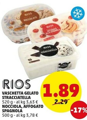 PENNY Rios Vaschetta Gelato Stracciatella offerta
