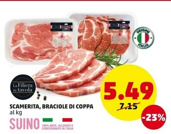 PENNY La Filiera Da Tavola Scamerita, Braciole Di Coppa offerta