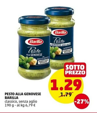 PENNY Barilla Pesto Alla Genovese 190 G offerta
