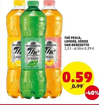 PENNY San Benedetto The Verde Con Aloe Vera 1500 G(ml) offerta