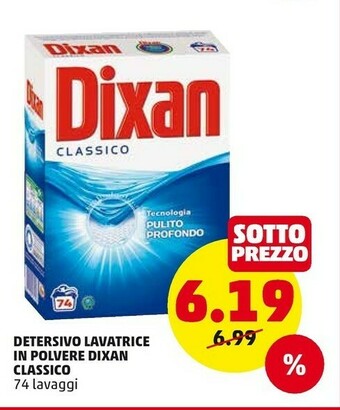 PENNY Dixan Deteresivo Lavatrice In Polvere Classico offerta