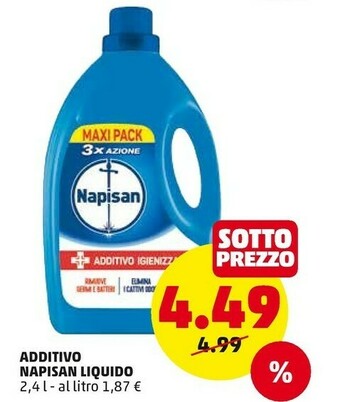 PENNY Napisan Additivo Liquido offerta