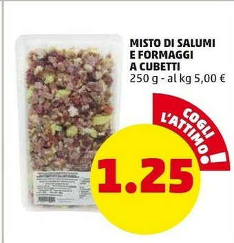 PENNY Misto Di Salumi E Formaggi A Cubetti offerta