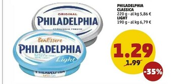 PENNY Mondelez Philadelphia Classico offerta