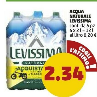 PENNY Levissima Acqua Naturale 2000 G(ml) offerta