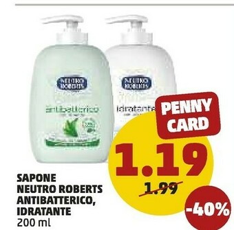 PENNY Neutro Roberts Sapone offerta