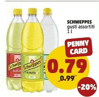 PENNY Schweppes Limone 1000 G(ml) offerta