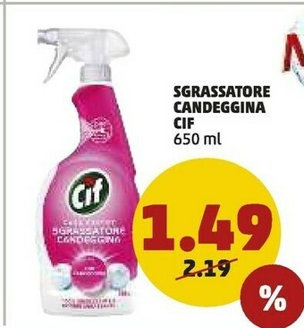PENNY Cif Sgrassatore Candeggina offerta