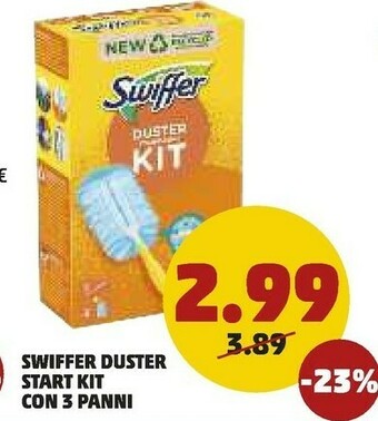PENNY Swiffer Duster Starter Kit Con 3 Panni offerta