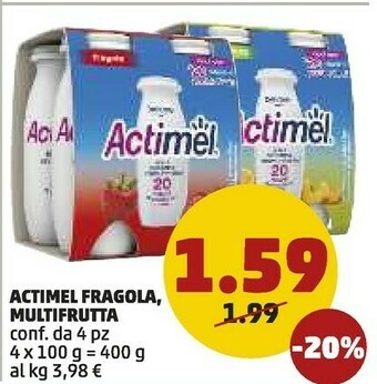 PENNY Danone Danone - Actimel Fragola 400 g(ml) offerta