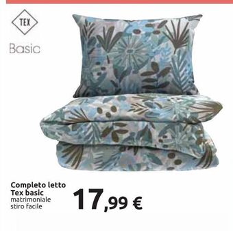 Carrefour Iper Completo letto tex basic offerta