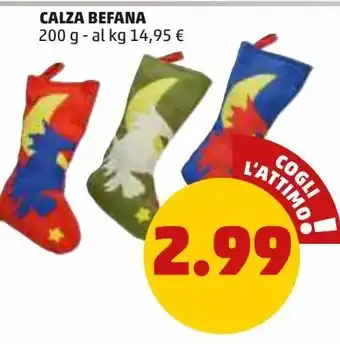 PENNY Calza befana 200 g - al kg 14,95 € offerta