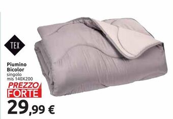 Carrefour Iper Piumino bicolor offerta