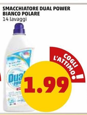 PENNY Smacchiatore dual power bianco polare 14 lavaggi offerta