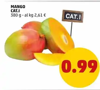 PENNY Mango cat.i 380 g - al kg 2,61 € offerta