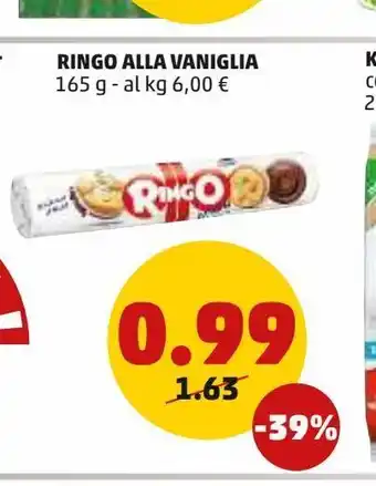 PENNY Ringo alla vaniglia 165 g offerta