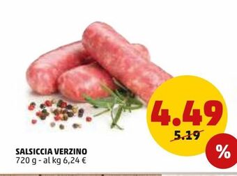 PENNY Salsiccia verzino 720 g offerta
