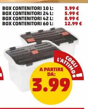 PENNY Box contenitori 10 l offerta
