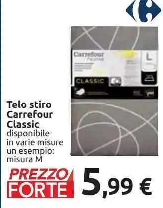 Telo stiro carrefour classic