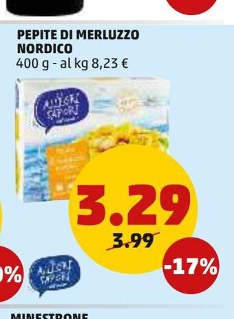 PENNY Pepite di merluzzo nordico 400 g offerta