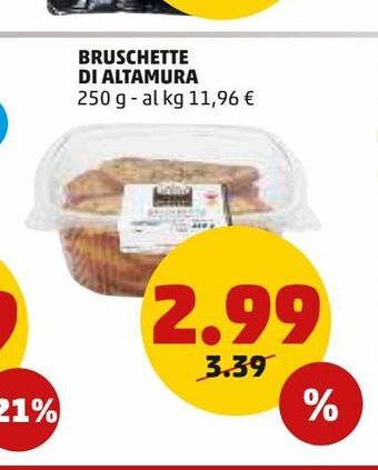 PENNY Bruschette di altamura 250 g offerta