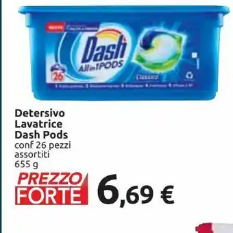 Carrefour Iper Detersivo lavatrice dash pods offerta
