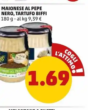 PENNY Maionese al pepe nero tartufo biffi 180 g offerta