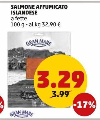 Salmone affumicato islandese a fette 100 g