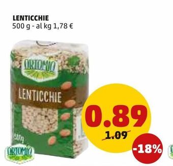 PENNY Lenticchie 500 g offerta