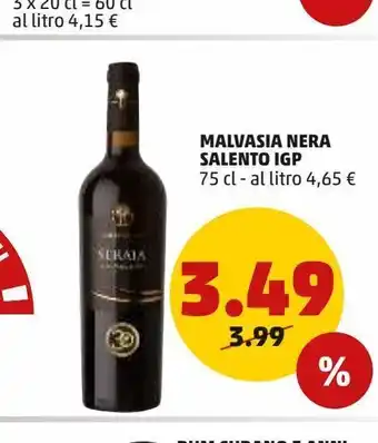 PENNY Vino malvasia nera salento igp offerta