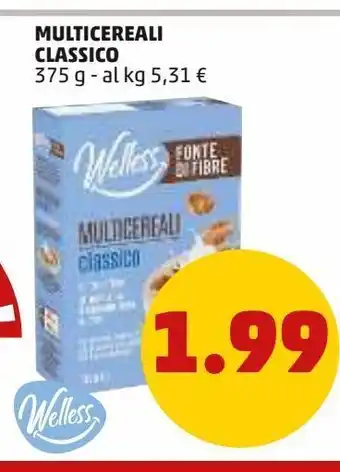 PENNY Multicereali classico 375 g - al kg 5,31 € offerta