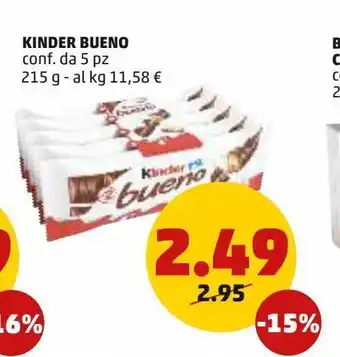 PENNY Kinder bueno offerta