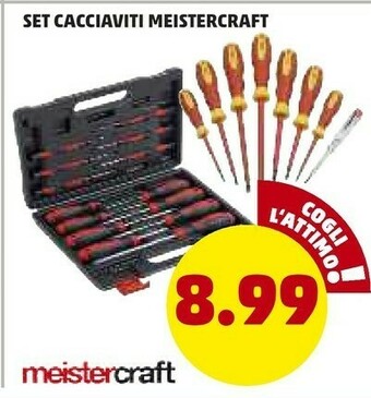 PENNY Meistercraft Set Cacciaviti offerta