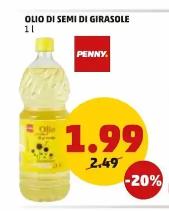 PENNY Olio di semi di girasole 1l offerta