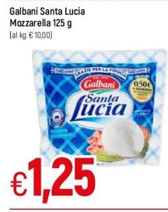 Famila Galbani Santa Lucia Mozzarella 125 g offerta