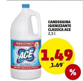 PENNY Ace Candeggina Igienizzante Classica offerta