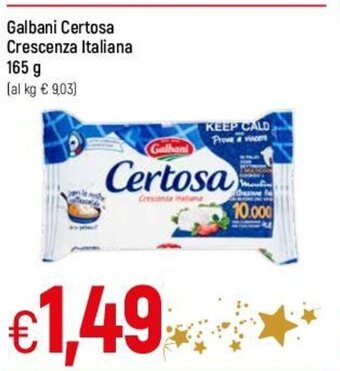 Famila Galbani Certosa Crescenza Italiana 165 g offerta