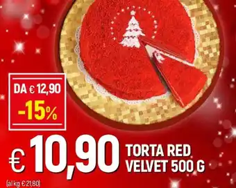 Famila Torta Red Velvet 500 g offerta