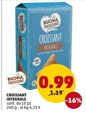 PENNY Buona Pasticceria Croissant Integrale offerta