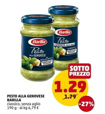 PENNY Barilla Barilla Pesto alla Genovese 190 g offerta