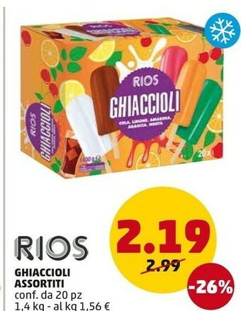PENNY Rios Ghiaccioli offerta