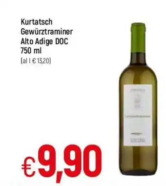 Famila Kurtatsch Gewürztraminer Alto Adege DOC 750 ml offerta