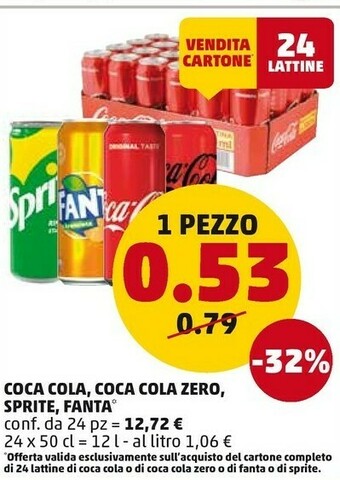 PENNY Fanta Coca Cola Zero Sprite offerta