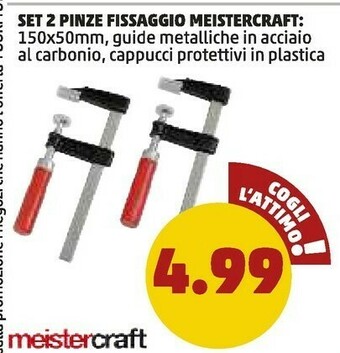 PENNY Meistercraft Set 2 Pinze Fissaggio offerta