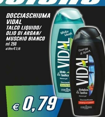 Prix Quality Vidal Bagnoschiuma offerta