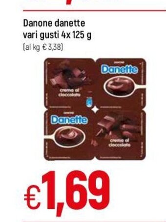 Famila Danone danette vari gusti 4x 125 g offerta