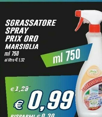 Prix Quality Sgrassatore offerta